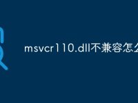 msvcr110.dll不兼容怎么办-路由网