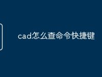 cad怎么查命令快捷键-路由网