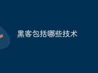 黑客包括哪些技术-路由网