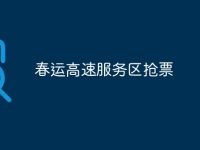 春运高速服务区抢票-路由网
