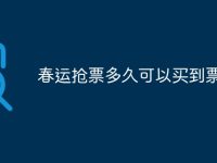 春运抢票多久可以买到票-路由网