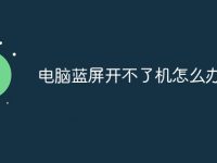 电脑蓝屏开不了机怎么办修复-路由网