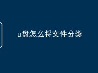 u盘怎么将文件分类-路由网
