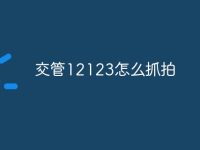 交管12123怎么抓拍-路由网