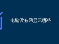 电脑没有网显示哪些-路由网