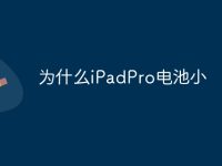 为什么iPadPro电池小-路由网