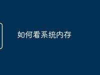 如何看系统内存-路由网