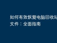 如何有效恢复电脑回收站中的文件：全面指南-路由网