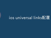 ios universal links配置-路由网