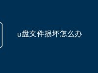 u盘文件损坏怎么办-路由网