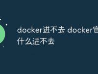 docker进不去 docker官网为什么进不去-路由网