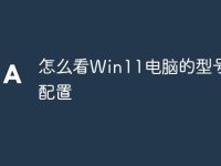 怎么看Win11电脑的型号和配置-路由网