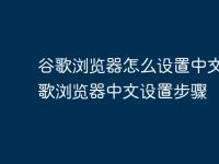 谷歌浏览器怎么设置中文 谷歌浏览器中文设置步骤-路由网
