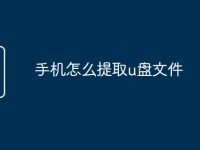 手机怎么提取u盘文件-路由网