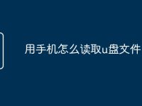 用手机怎么读取u盘文件-路由网