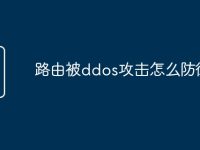 路由被ddos攻击怎么防御-路由网