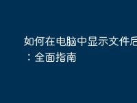 如何在电脑中显示文件后缀名：全面指南-路由网