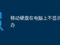 移动硬盘在电脑上不显示怎么办-路由网