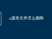 u盘有文件怎么删除-路由网