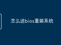怎么进bios重装系统-路由网