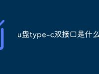 u盘type-c双接口是什么意思-路由网