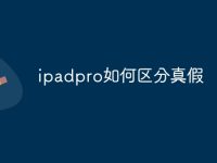 ipadpro如何区分真假-路由网