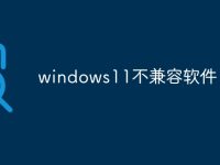 windows11不兼容软件-路由网