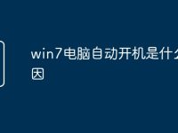 win7电脑自动开机是什么原因-路由网