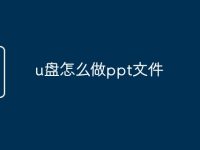 u盘怎么做ppt文件-路由网