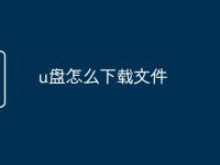 u盘怎么下载文件-路由网