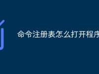 命令注册表怎么打开程序-路由网