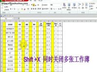 Excel怎么同时关闭多个工作薄-路由网