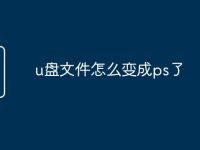 u盘文件怎么变成ps了-路由网