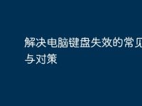 解决电脑键盘失效的常见问题与对策-路由网