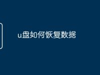 u盘如何恢复数据-路由网