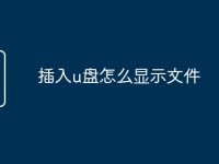 插入u盘怎么显示文件-路由网