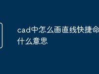cad中怎么画直线快捷命令是什么意思-路由网