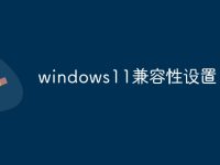 windows11兼容性设置-路由网