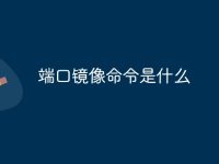 端口镜像命令是什么-路由网