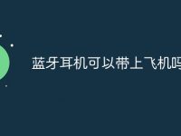 蓝牙耳机可以带上飞机吗-路由网
