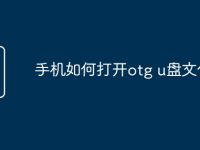 手机如何打开otg u盘文件-路由网