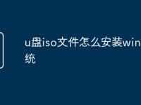 u盘iso文件怎么安装win7系统-路由网