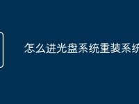 怎么进光盘系统重装系统-路由网