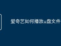 爱奇艺如何播放u盘文件-路由网