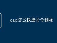 cad怎么快捷命令删除-路由网