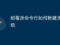 树莓派命令行如何新建文件系统-路由网