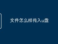 文件怎么样传入u盘-路由网