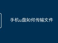 手机u盘如何传输文件-路由网