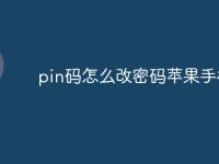 pin码怎么改密码苹果手机-路由网