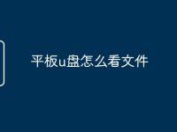 平板u盘怎么看文件-路由网